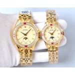 Rolex Classic Series Couple Mechanical Moon Phase Watches