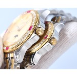 Rolex Classic Series Couple Mechanical Moon Phase Watches