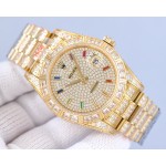 Rolex Luxury Square Diamond Journal Full Diamond Model