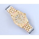 Rolex Luxury Square Diamond Journal Full Diamond Model
