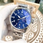 IWC- Vanguard - Men's Watch Mechanical Automatic Movement Mineralized Glass 316L Stainless Steel Case