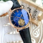 IWC- Fine men's watches Fully automatic mechanical movement, top 316 steel case and strap