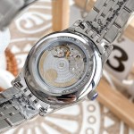 IWC- Fine men's watches Fully automatic mechanical movement, top 316 steel case and strap