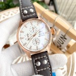 IWC- Fine men's watches Fully automatic mechanical movement, top 316 steel case and strap