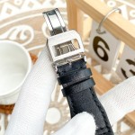 IWC- Sapphire crystal with blue coating on both sides Top 316 stainless steel case and strapap