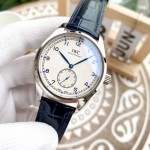 IWC- Fine men's watches Fully automatic mechanical movement, top 316 steel case and strap