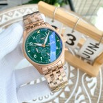 IWC- Fine men's watches Fully automatic mechanical movement, top 316 steel case and strap