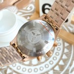 IWC- Fine men's watches Fully automatic mechanical movement, top 316 steel case and strap