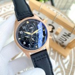 IWC- Fine men's watches Fully automatic mechanical movement, top 316 steel case and strap