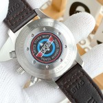 IWC- Fine men's watches Fully automatic mechanical movement, top 316 steel case and strap