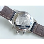 IWC- IWC 3777 Pilot's Watch Chronograph, movement synchronized with the original, anti-glare blue coating on both sides