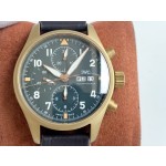IWC- Spitfire Pilot's Watch Chronograph Movement: the powerful and stable Shanghai caliber 7750