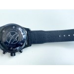 IWC- Pilot's Watch Chronograph Tribute "3705" Special Edition with Black Calfskin Strap