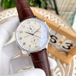 IWC- Fine men's watches Fully automatic mechanical movement, top 316 steel case and strap