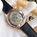 IWC- Fine men's watches Fully automatic mechanical movement, top 316 steel case and strap