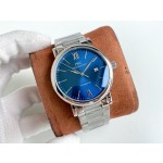 IWC- Fine men's watches Fully automatic mechanical movement, top 316 steel case and strap