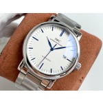 IWC- Fine men's watches Fully automatic mechanical movement, top 316 steel case and strap