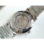 IWC- Fine men's watches Fully automatic mechanical movement, top 316 steel case and strap