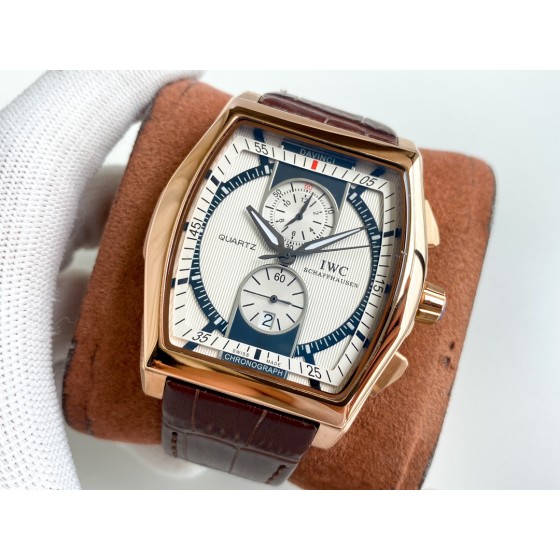 IWC- Fine men's watches Fully automatic mechanical movement, top 316 steel case and strap