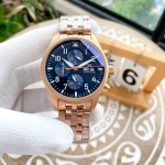 IWC- Pilot's Watch Chronograph "Captain Blue" Special Edition Automatic Mechanical Imported Movement