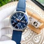 IWC- Pilot's Watch Chronograph "Captain Blue" Special Edition Automatic Mechanical Imported Movement