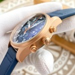 IWC- Pilot's Watch Chronograph "Captain Blue" Special Edition Automatic Mechanical Imported Movement