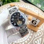 IWC- Fine men's watches Fully automatic mechanical movement, top 316 steel case and strap