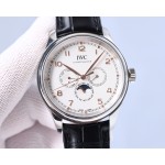 IWC- Portuguese Collection German CNC machine open molded case and strap 82650 movement copy