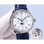IWC- Portuguese Collection German CNC machine open molded case and strap 82650 movement copy