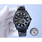 IWC- Built-in Japanese original 82s7 movement Sapphire scratch-resistant mirror 316 steel case Imported calfskin strap