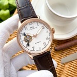 IWC- Fine men's watches Fully automatic mechanical movement, top 316 steel case and strap