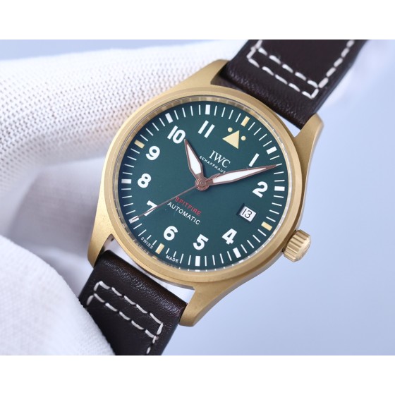 IWC- Spitfire Bronze automatic mechanical watch Titanium caseback
