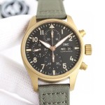 IWC- Bronze chronograph Spitfire IW387907 with built-in 7750 movement Reliability and precision