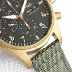 IWC- Bronze chronograph Spitfire IW387907 with built-in 7750 movement Reliability and precision