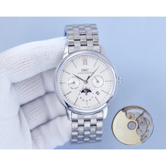 IWC- 9100 multifunctional imported mechanical movement CNC grinding process of the whole case