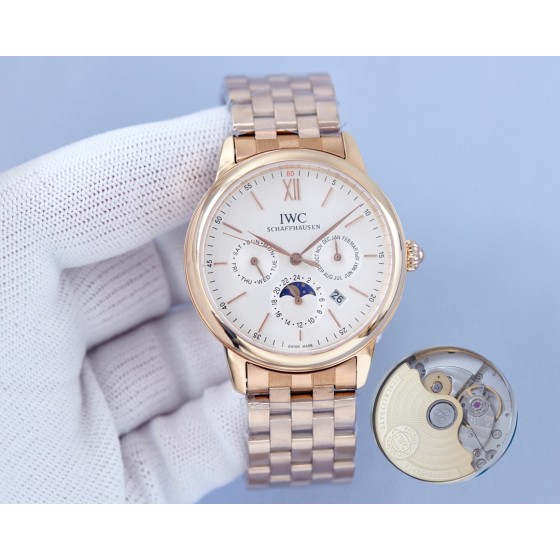 IWC- 9100 multifunctional imported mechanical movement CNC grinding process of the whole case