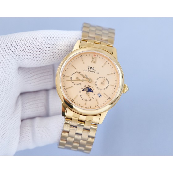 IWC- 9100 multifunctional imported mechanical movement CNC grinding process of the whole case