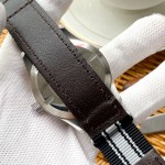 IWC- nylon canvas strap universal pilot automatic mechanical vintage racing themed chronograph