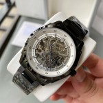 IWC- Simple three-hand skeleton men's boutique watch Automatic Japan Citizen 82S0 skeleton movement