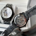 IWC- Simple three-hand skeleton men's boutique watch Automatic Japan Citizen 82S0 skeleton movement