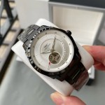 IWC- Simple three-hand skeleton men's boutique watch Automatic Japan Citizen 82S0 skeleton movement