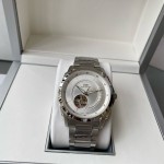 IWC- Simple three-hand skeleton men's boutique watch Automatic Japan Citizen 82S0 skeleton movement