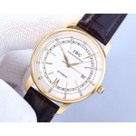 IWC- Portofino Original 9015® movement style with Italian cowhide 3D three-dimensional sense of ultra-thin technology