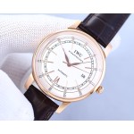 IWC- Portofino Original 9015® movement style with Italian cowhide 3D three-dimensional sense of ultra-thin technology