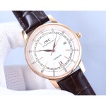 IWC- Portofino Original 9015® movement style with Italian cowhide 3D three-dimensional sense of ultra-thin technology