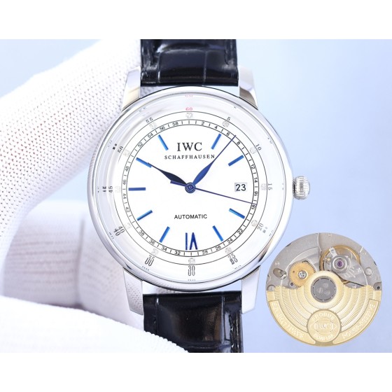 IWC- Portofino Original 9015® movement style with Italian cowhide 3D three-dimensional sense of ultra-thin technology