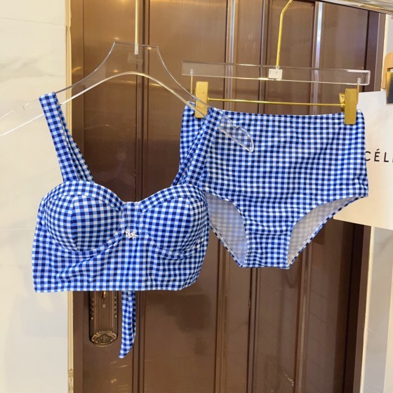 Dior High Stretch Casual Suit Swimsuit Waist Shaper Petite