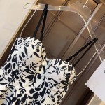 Dior New steel ring one piece swimming costume