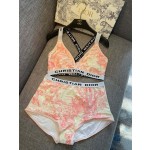 Dior split bikini swimming costume