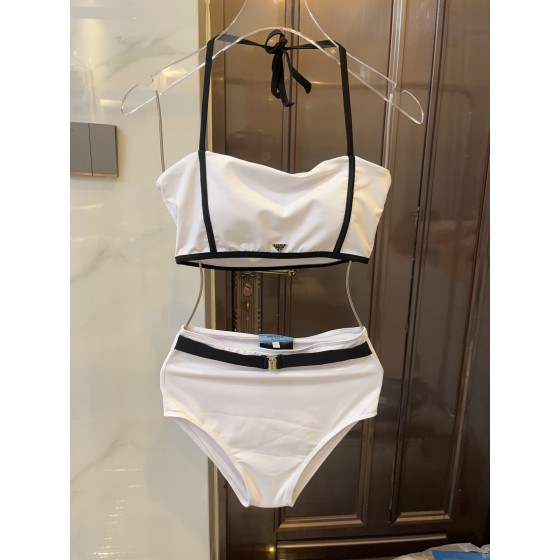 Prada Printed high stretch fitness yoga wear sports suit swimming costume bikini